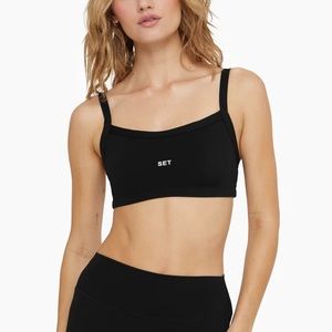 SET Active SPORTBODY® Scoop Bra in Onyx Size XS